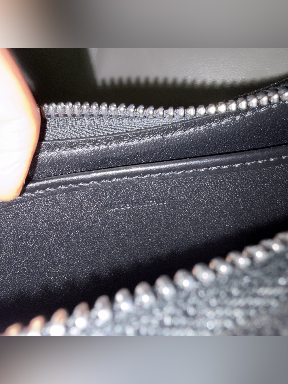 Celine Ava Triomphe Strass Velvet Shoulder Bag - Picture 10 of 11